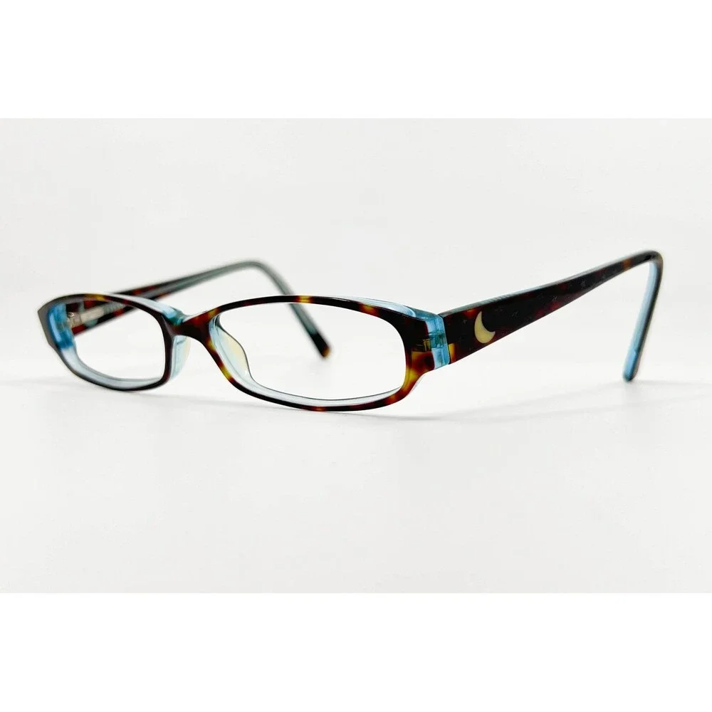 Bulova Eyeglasses Womens Tortoise Blue Cypress Moon Stars 47-16-130